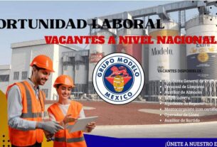 Grupo Modelo busca personal comprometido para distintas áreas. Ofrece crecimiento y un excelente ambiente laboral. ¡Postúlate y forma parte del equipo!