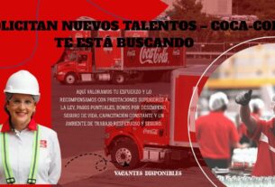 La reconocida empresa busca personas responsables y comprometidas para integrarse a su equipo en diferentes áreas.